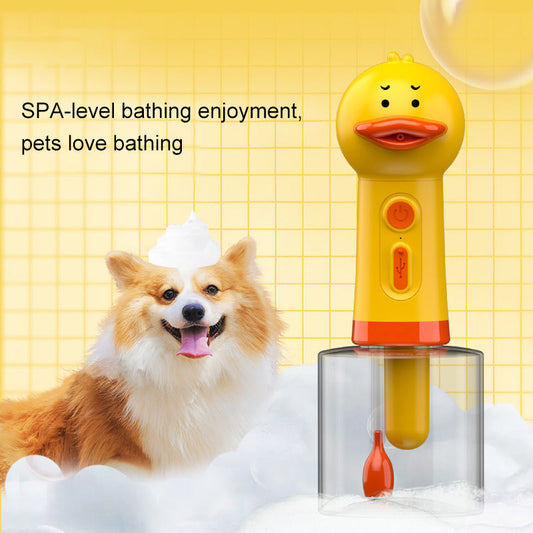 Automatic pet soap dispenser creating rich foam