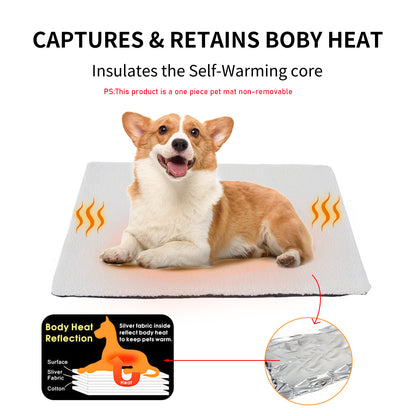 

Plush self-warming cushion for cats and puppies