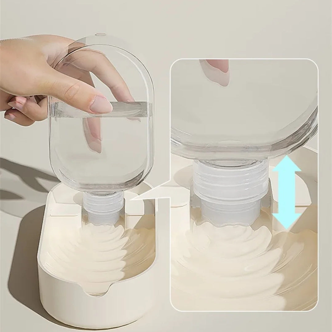 2-in-1 Dog Water Bottle with Food Storage