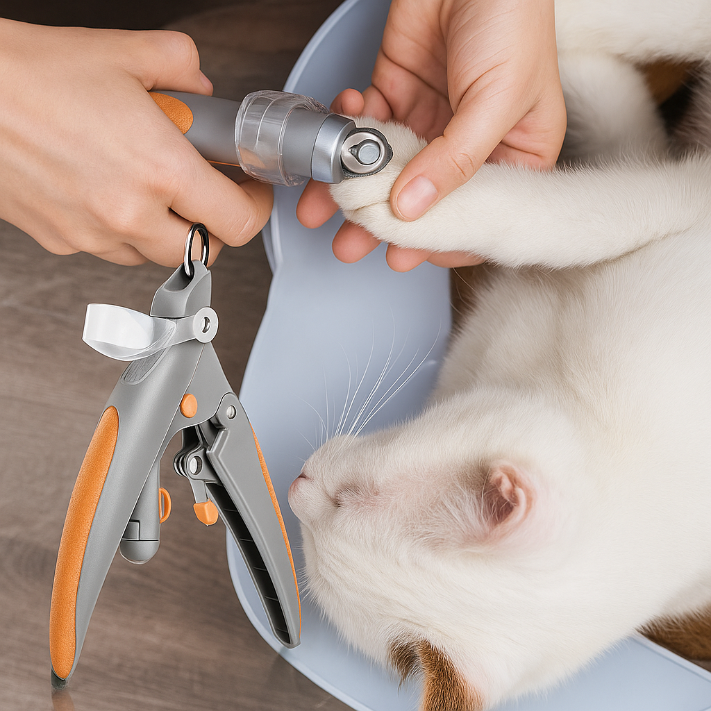 Pet Nail Clipper with LED Light