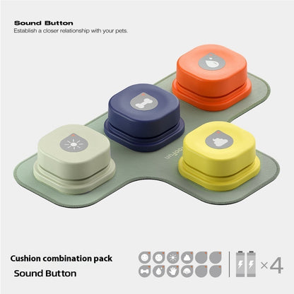 

Recordable training button for dogs 