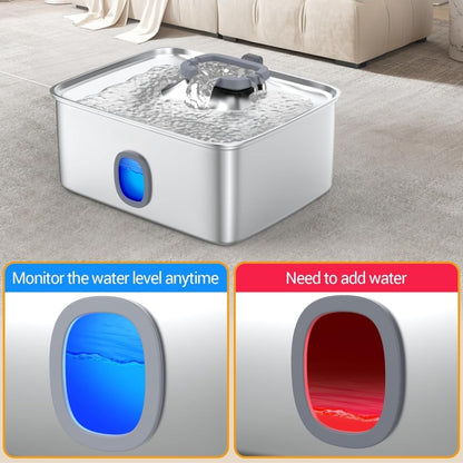 

Easy-to-clean pet water fountain with removable parts