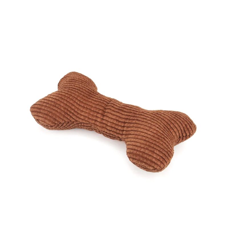 Bone Squeaky Plush Dog Toy - for Small Dogs 