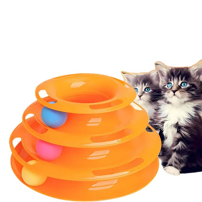 Three-Tier Cat Activity Tower

