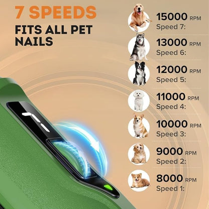 

LED illuminated pet nail trimmer for safe grooming