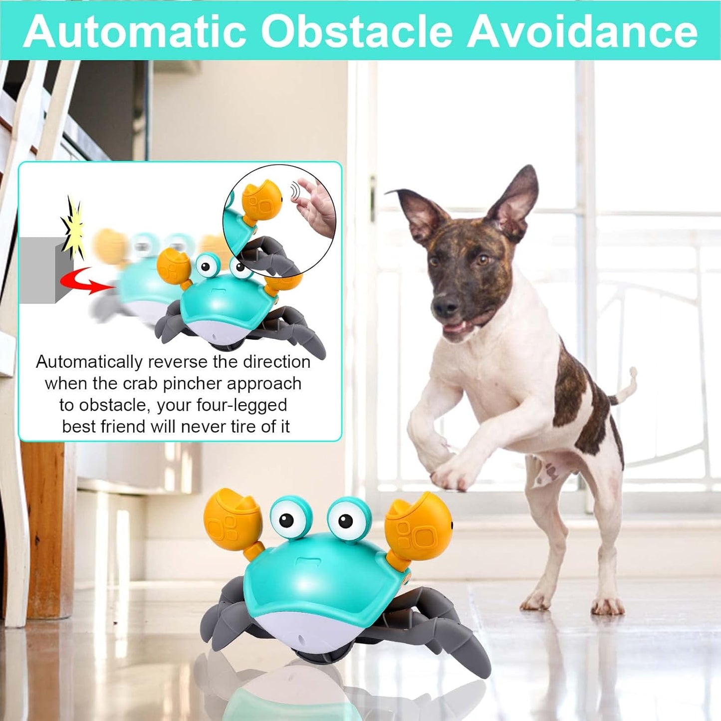 automatic obstacle avoidance toy,