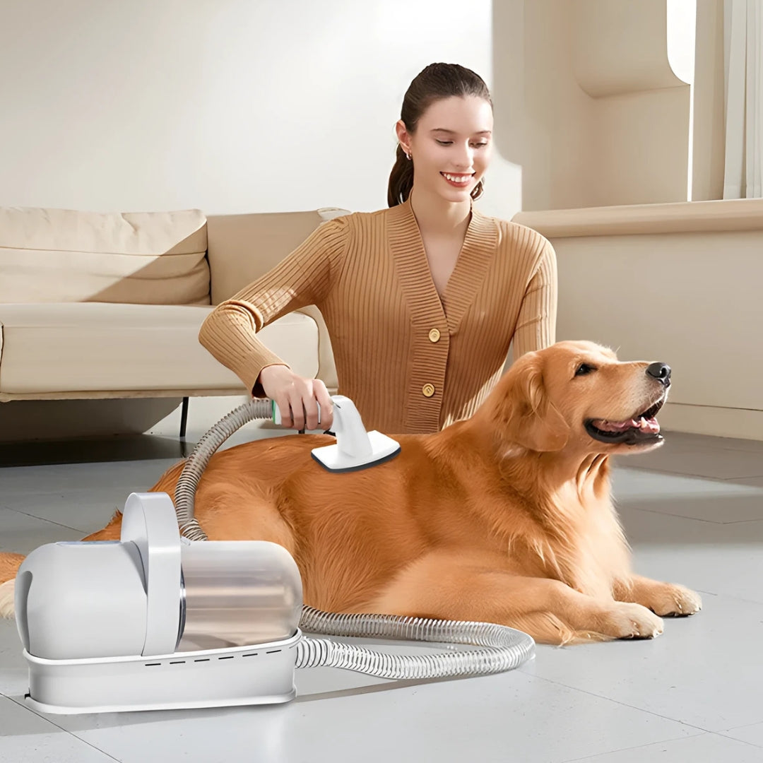 7 in 1 Pet Grooming Kit - Dog & Cat Vacuum & Care Set