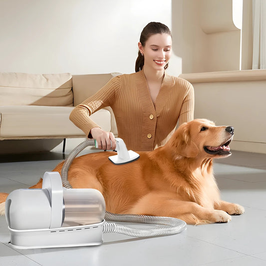 7 in 1 Pet Grooming Kit - Dog & Cat Vacuum & Care Set