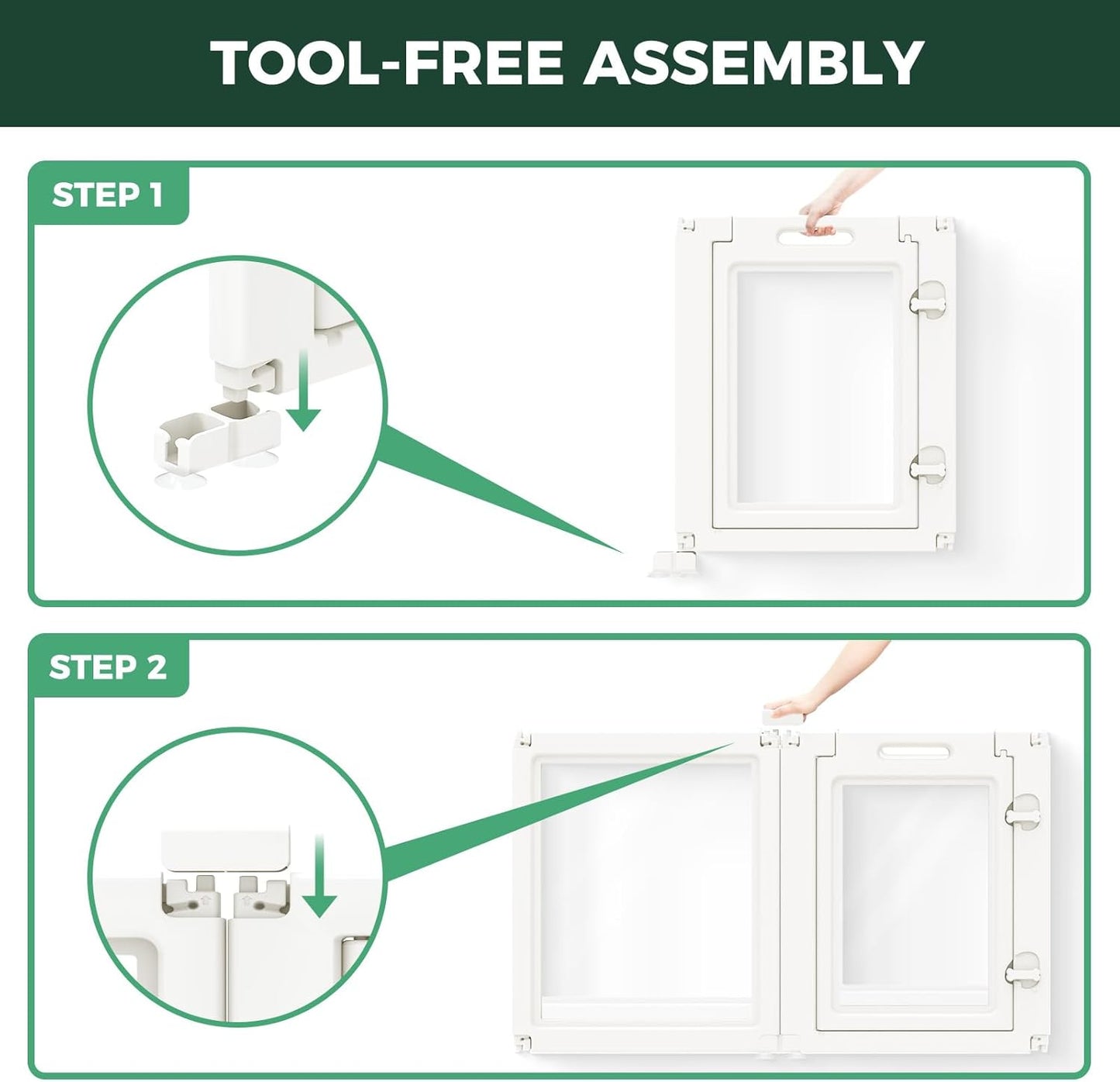 

Acrylic pet playpen safe for puppies