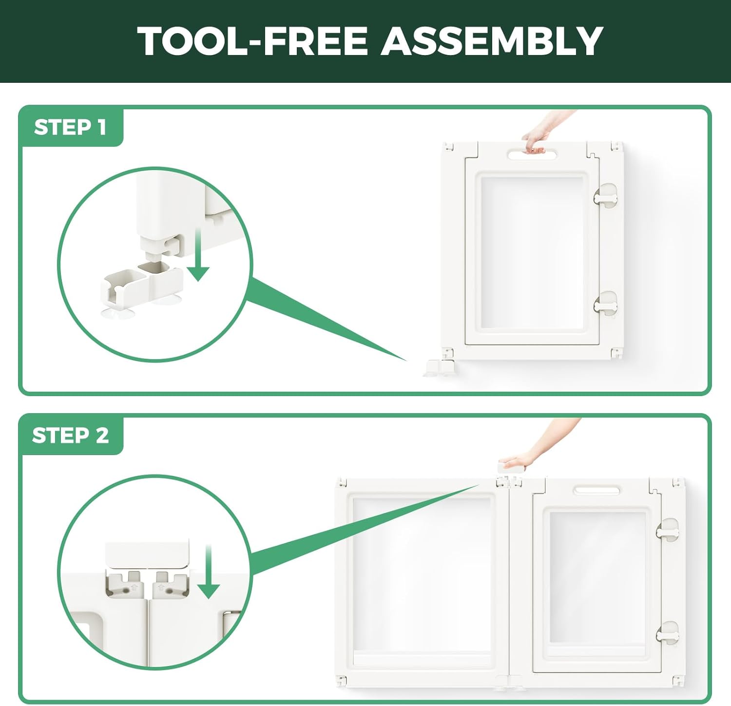 

Acrylic pet playpen safe for puppies