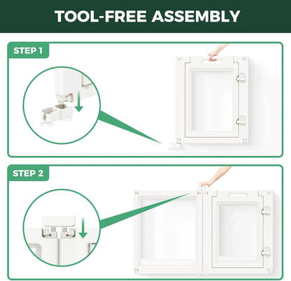 

Acrylic pet playpen safe for puppies
