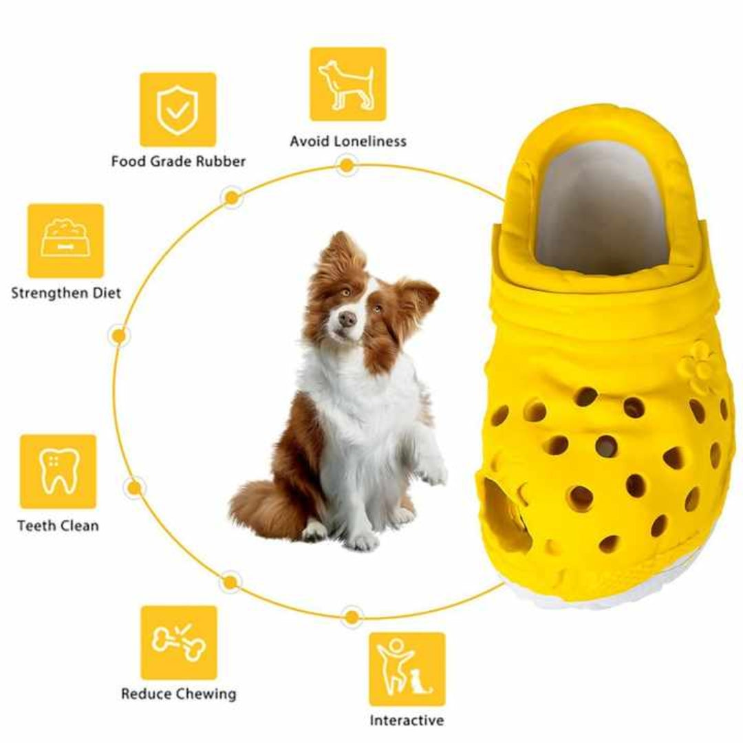 

Dog enrichment toy with treat-filling design