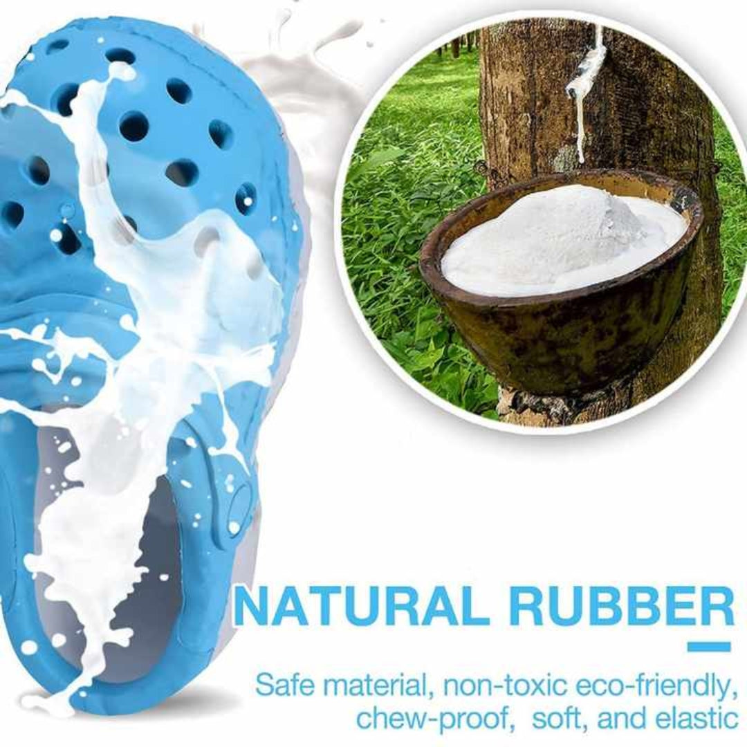 Dental care dog toy with textured surface