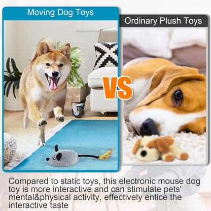 

Pet exercise toy with lifelike movement and sound