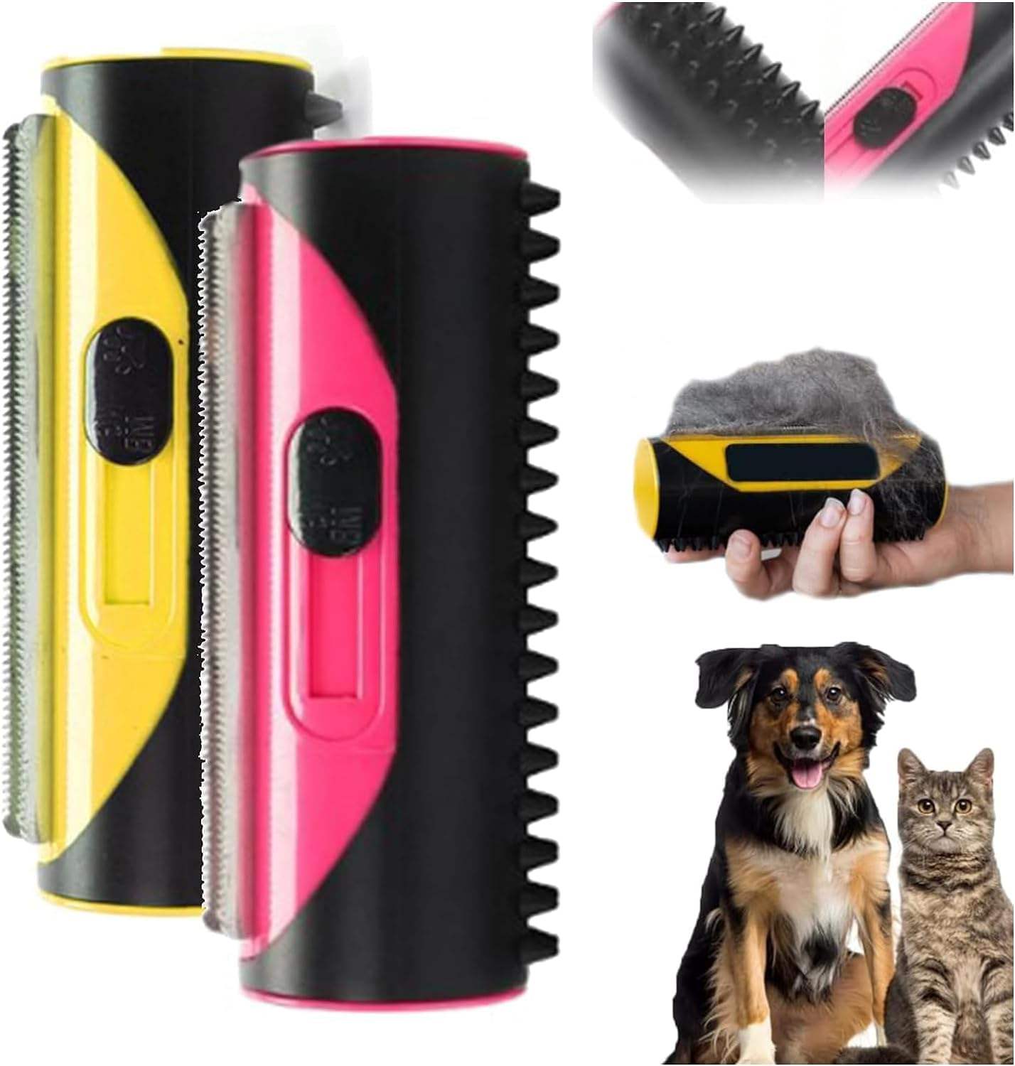 

Deshedding Brush for Pet Hair Removal and Skin Massage