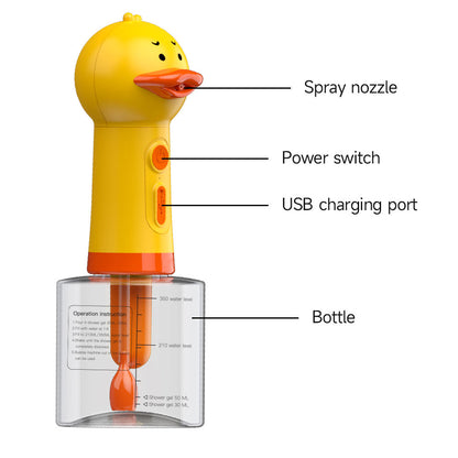 

Adorable dog shampoo dispenser with long battery life