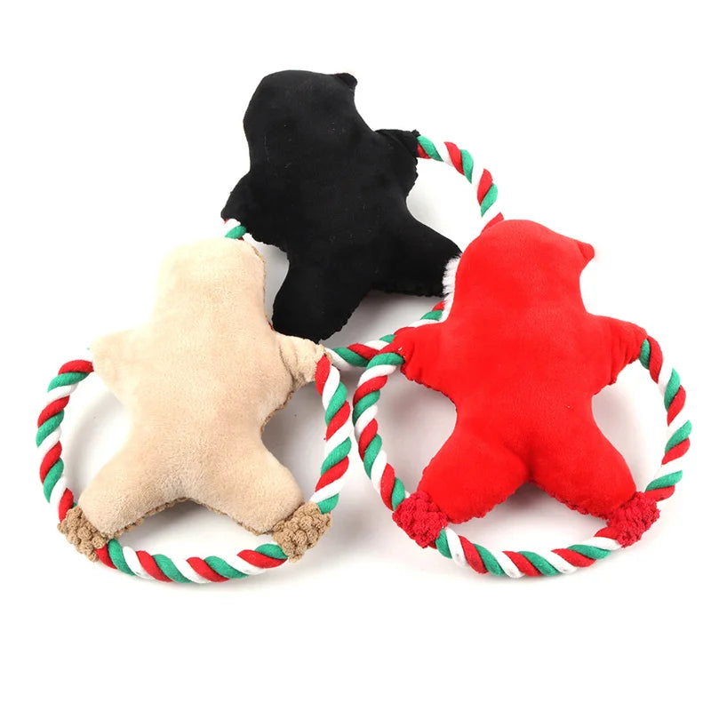 Small dog squeaker toy Christmas edition

