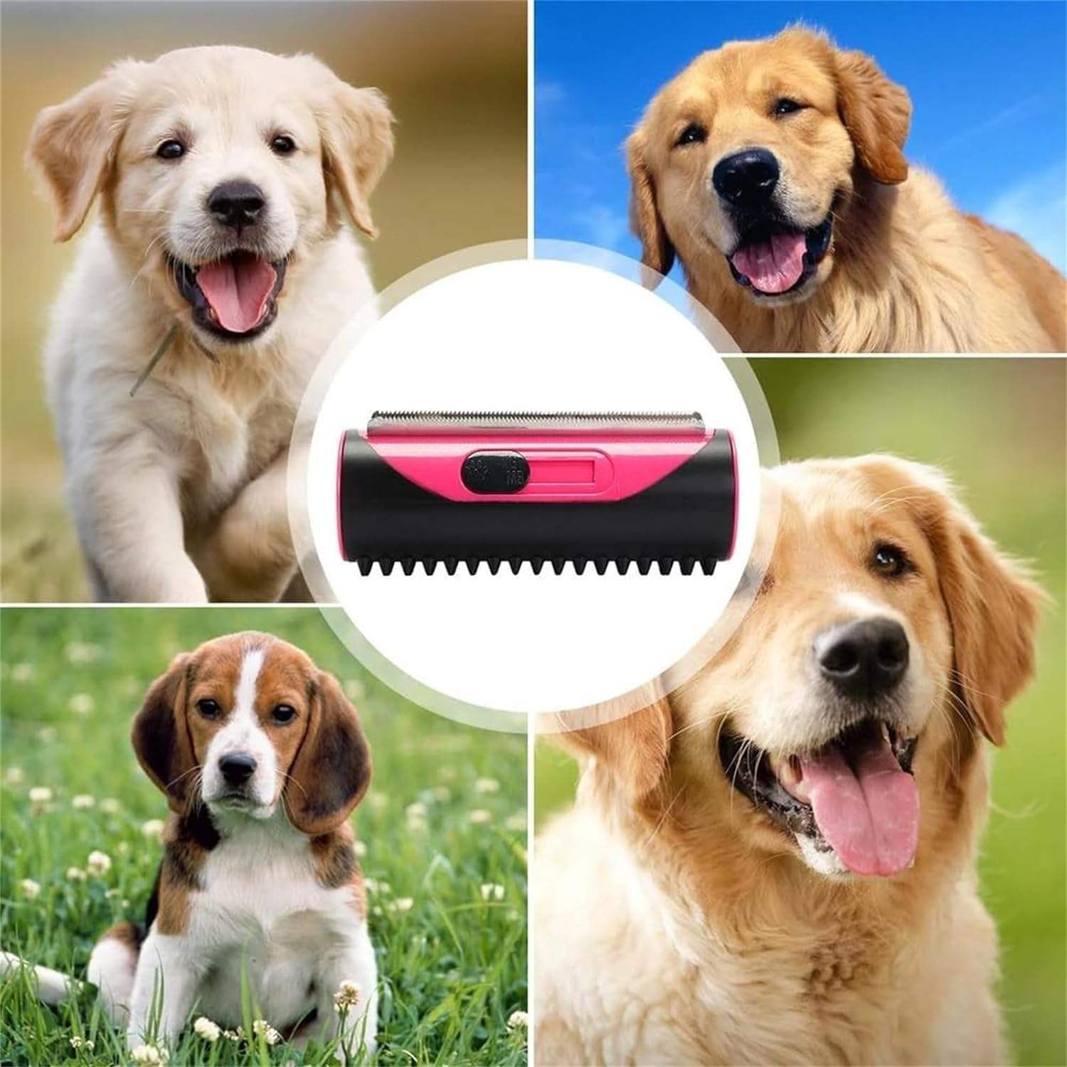 

Ergonomic Pet Hair Removal Tool for All Breeds