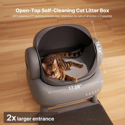 

Intelligent litter box with infrared safety sensors