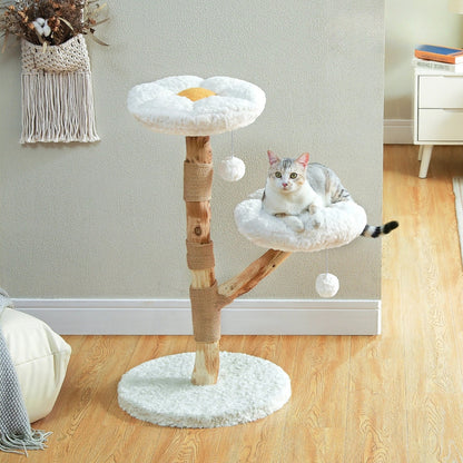 

Cat scratching post wrapped in pure sisal rope
