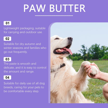 

Pet paw care tin balm for winter protection