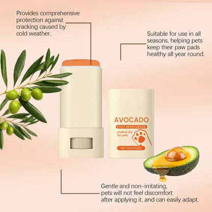 Dog paw care product for rough paw pads