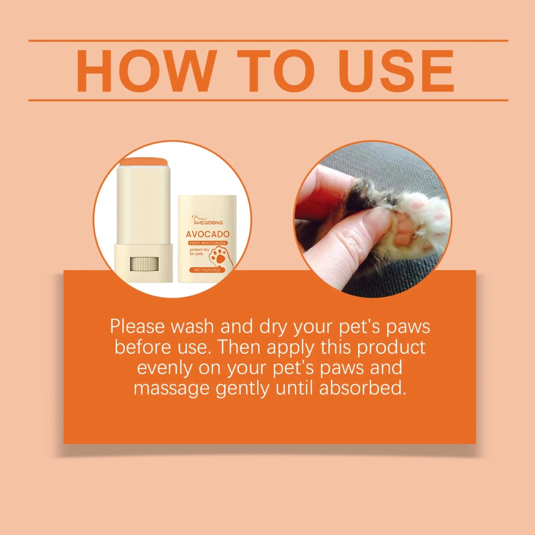 

Portable pet balm for on-the-go use