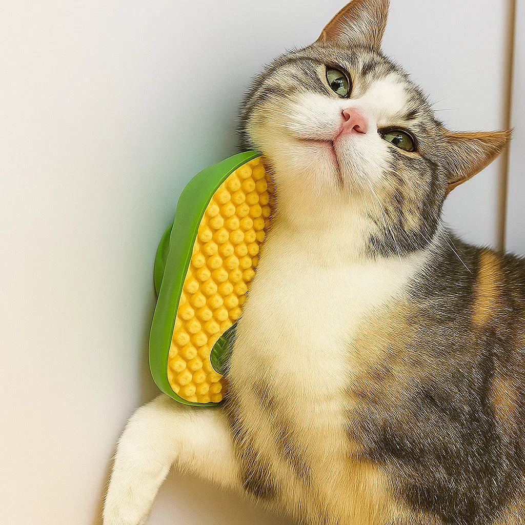 Cat Grooming Brush with Massager

