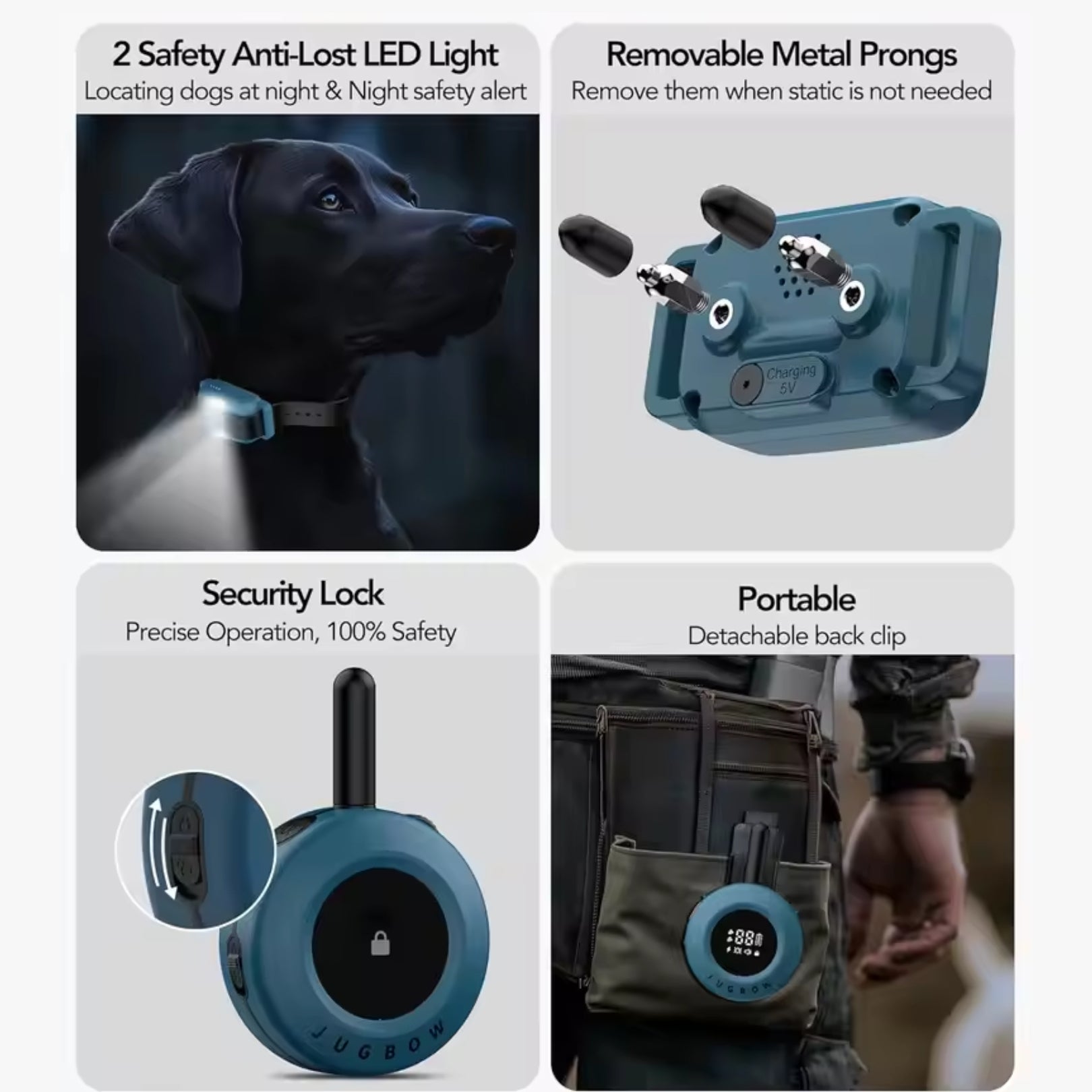 

Dual-channel remote training system for two dogs
