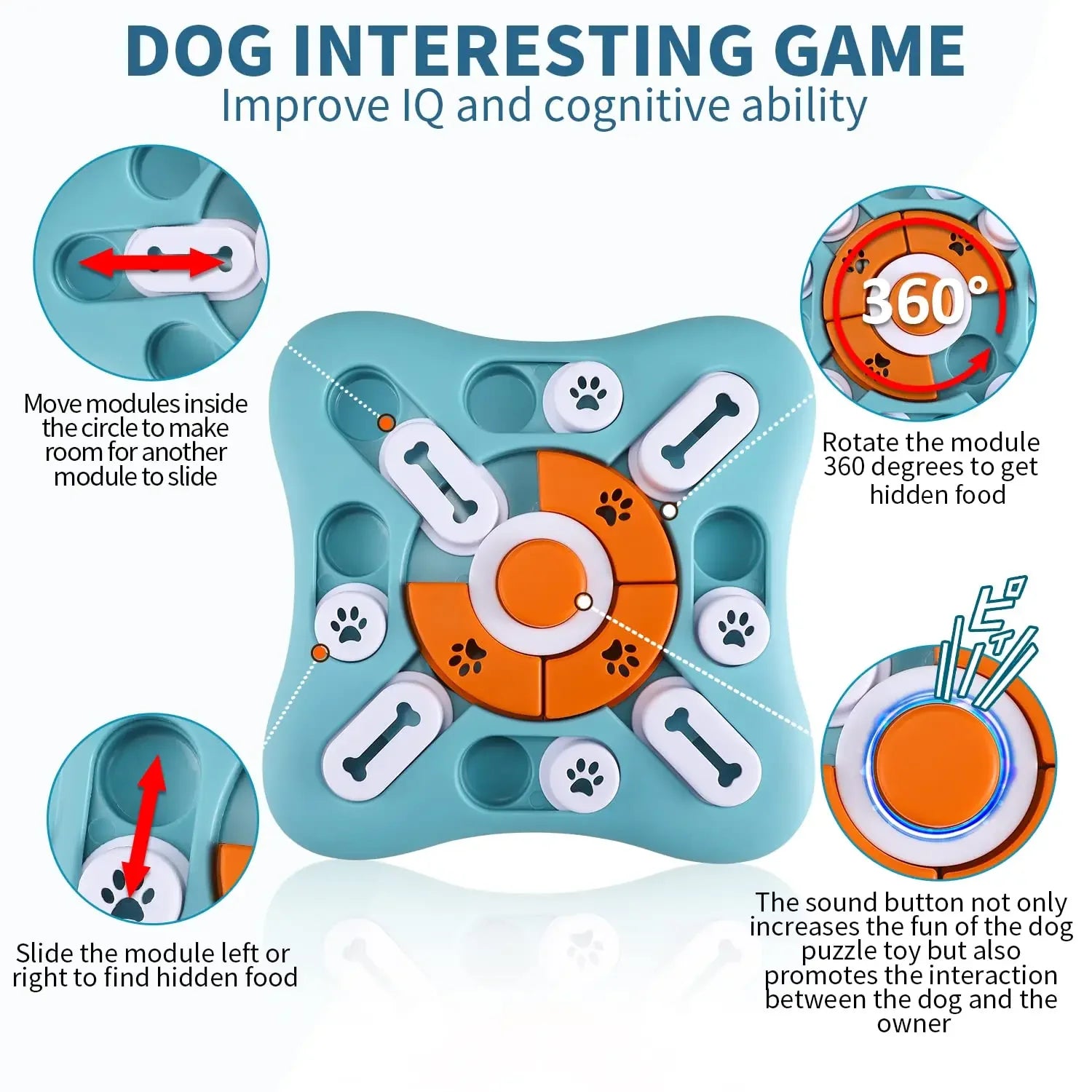 Pet puzzle feeder