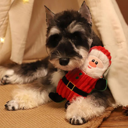

Christmas dog and cat squeak toy