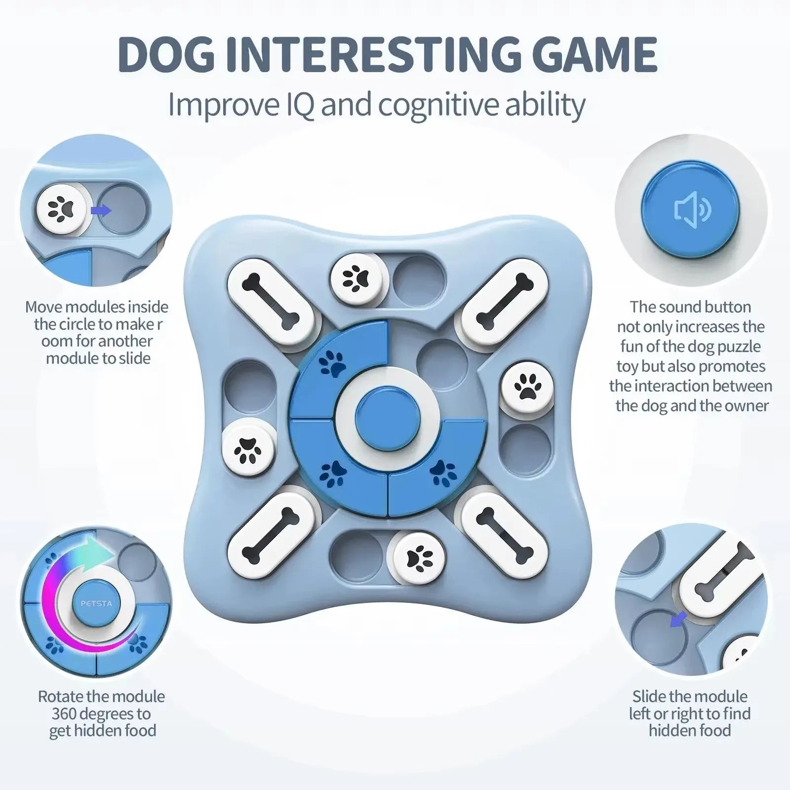 Interactive Puzzle Feeder with Sound
