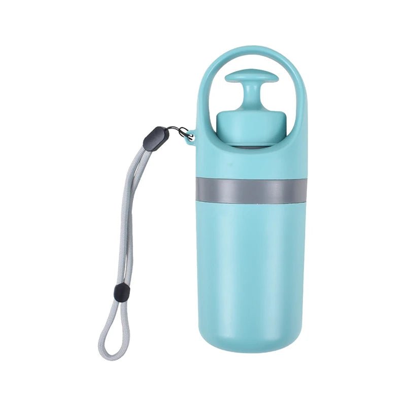 ortable dog pooper scooper with built-in waste bag dispenser