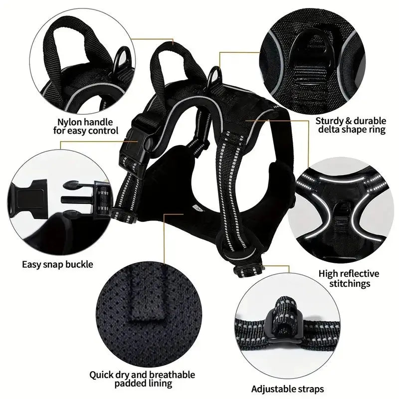 Comfortable dog harness

