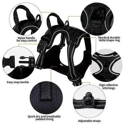 Comfortable dog harness

