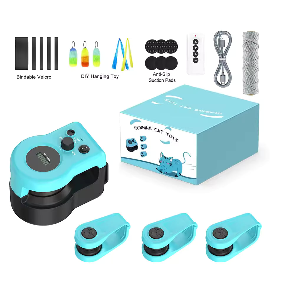 

Compact electronic cat toy 