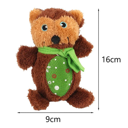 Christmas Squeaky Plush Toy for Dogs & Cats – Soft Holiday Chew Toy for Puppies, Small Dogs & Pets