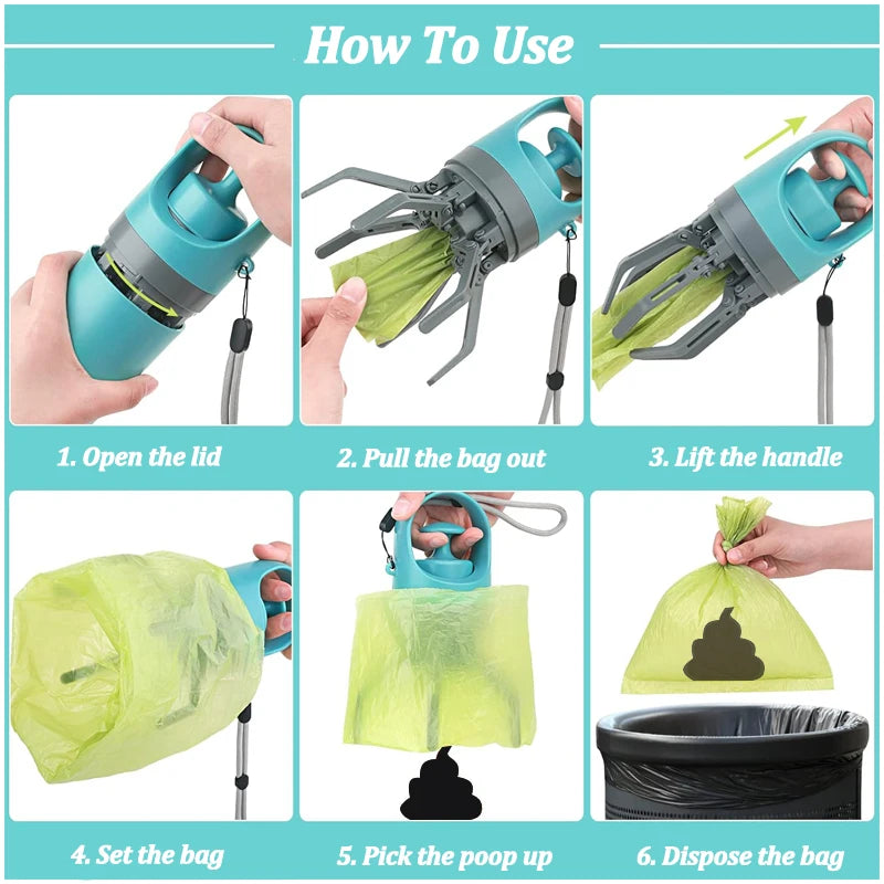 

Outdoor dog waste collection tool for easy use