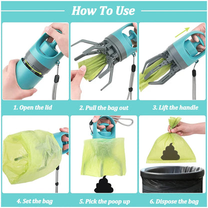 

Outdoor dog waste collection tool for easy use