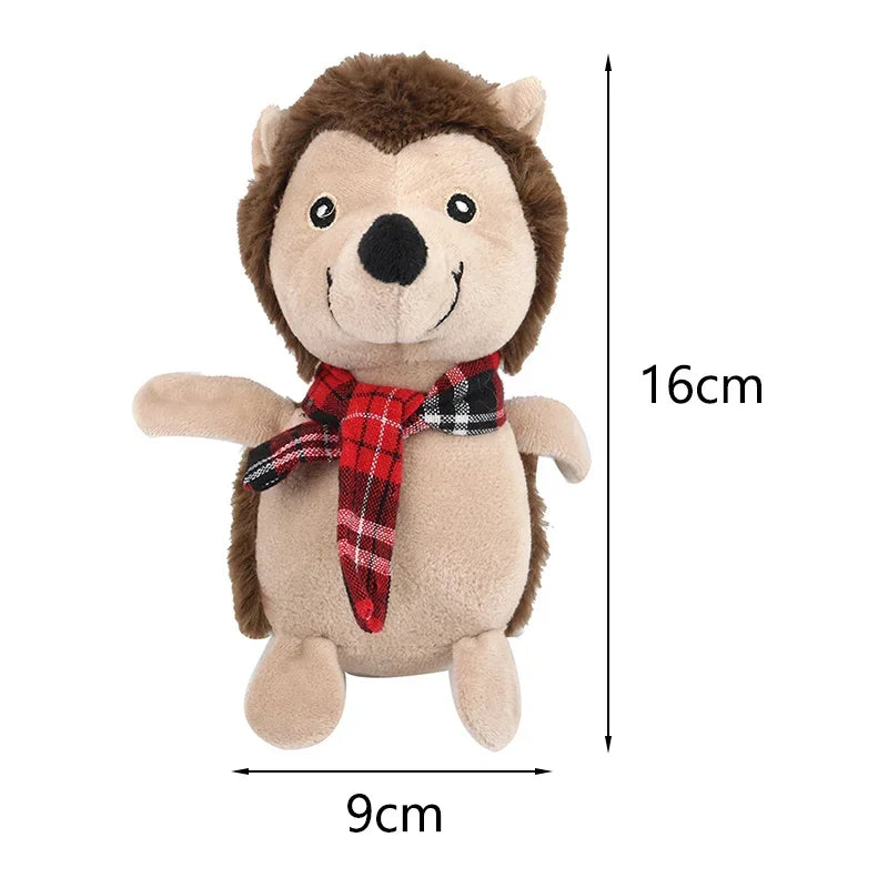 Christmas Squeaky Plush Toy for Dogs & Cats – Soft Holiday Chew Toy for Puppies, Small Dogs & Pets