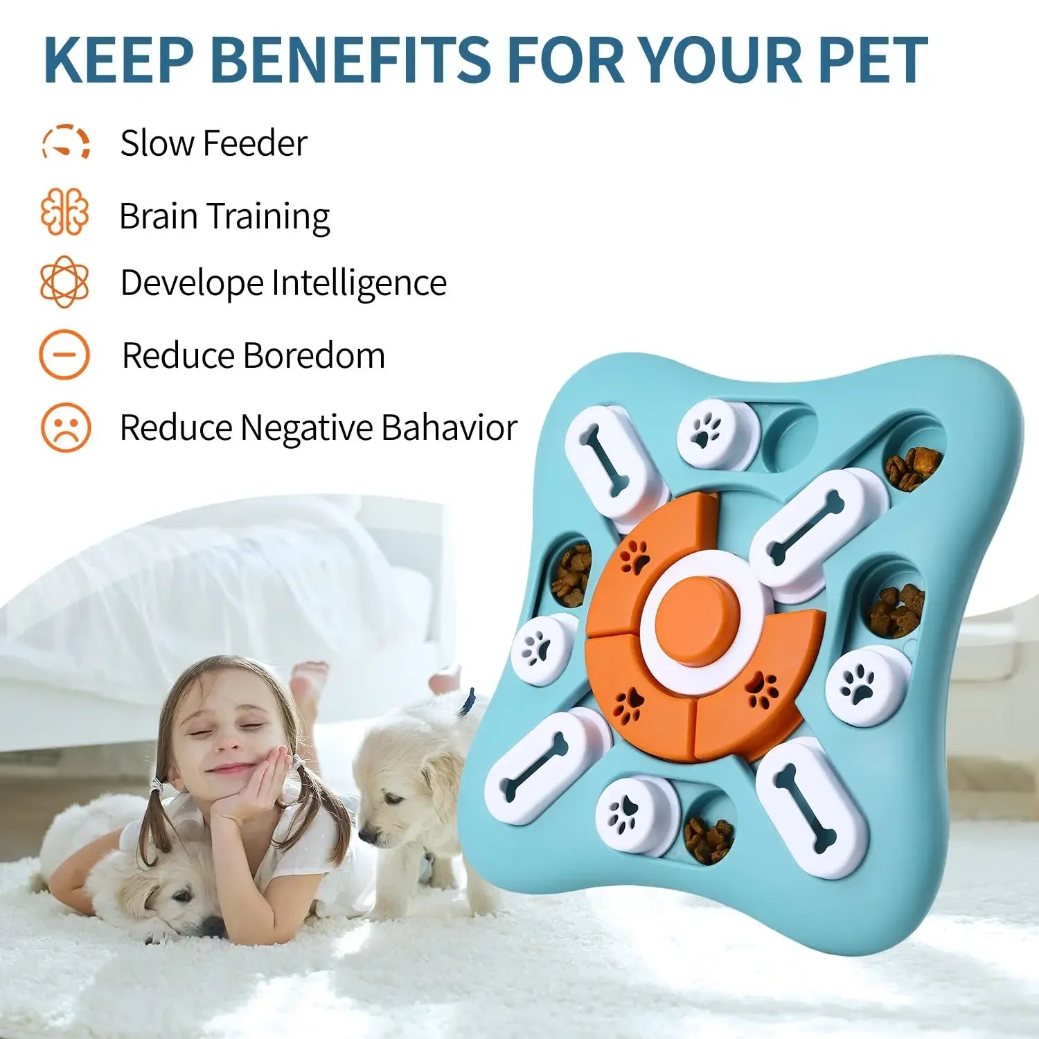 Slow feeder toy
