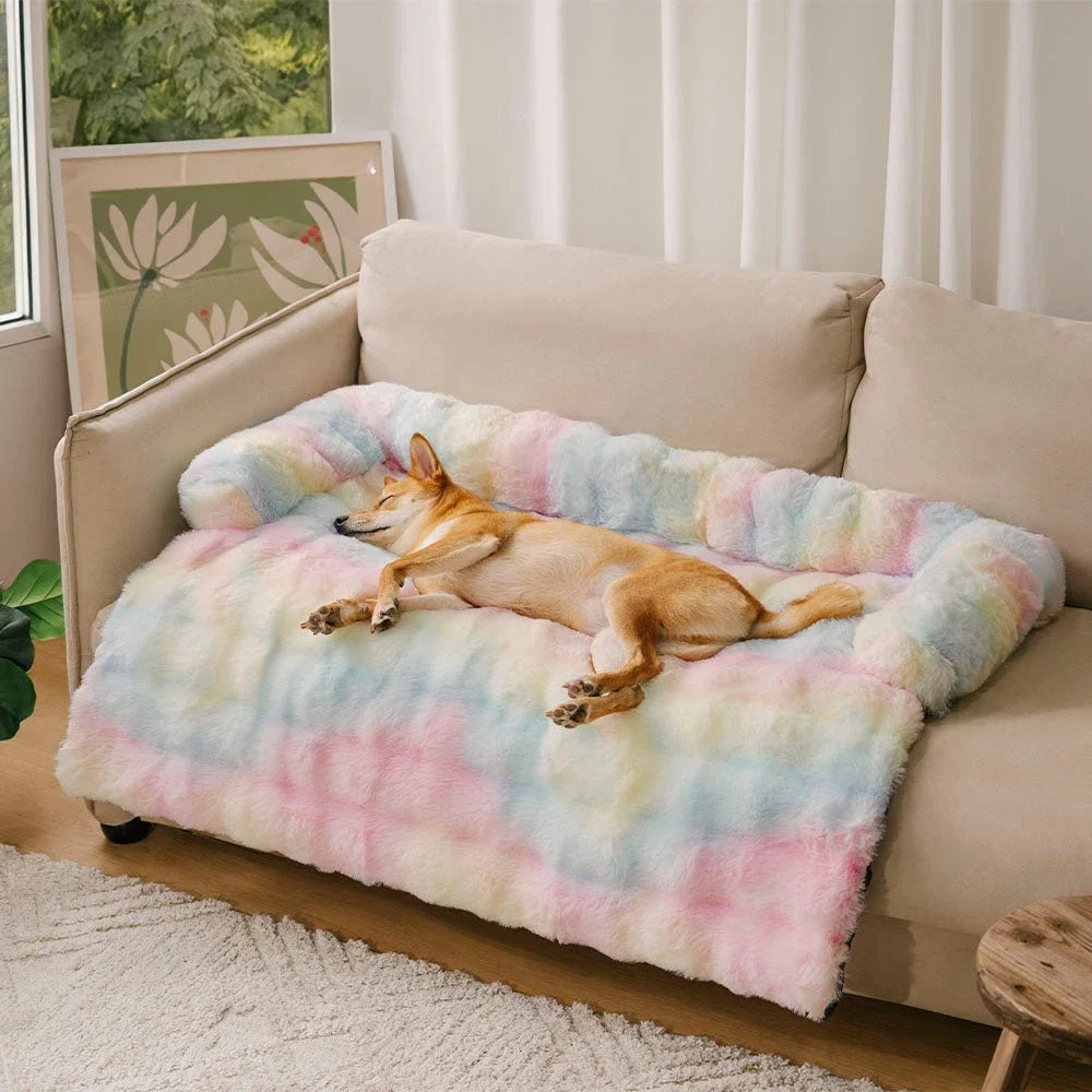 

Soft dog blanket furniture protector