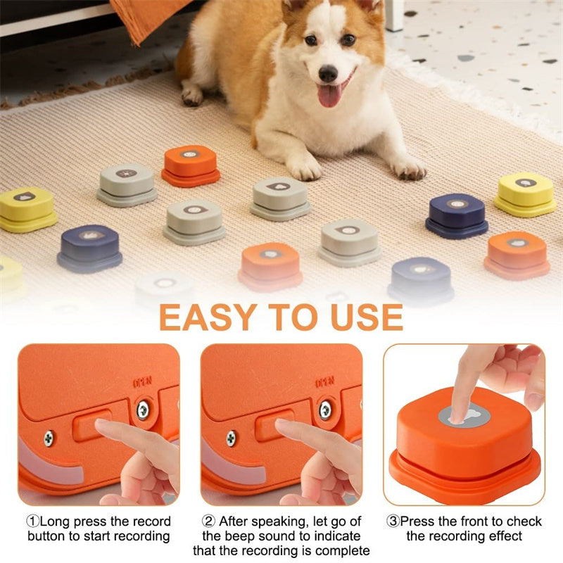

Pet learning talking buttons with bone sticker